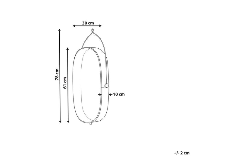 Tireno Vägglampa 73 cm E27 - Ljus trä - Belysning & el - Inomhusbelysning & lampor - Vägglampa