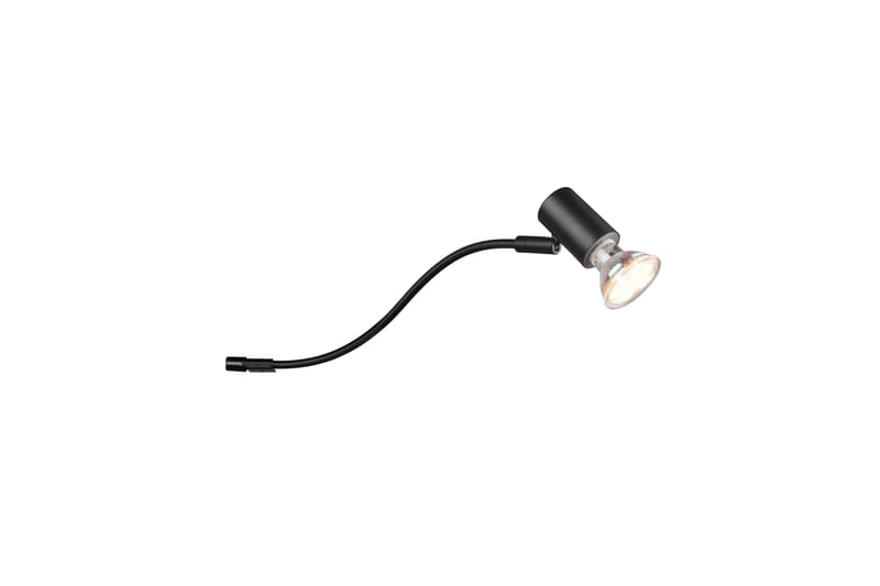 Trio Lighting Giada H2O vägglampa 1L GU10 mattsvart - Sovrumslampa - Vägglampa - Väggplafond