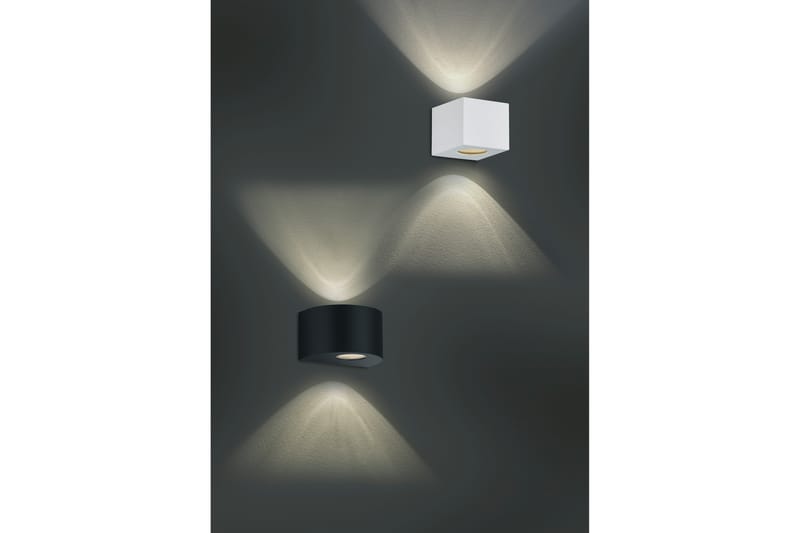 Trio Lighting Rosario LED vägglampa mattsvart - Vit - Vägglampa