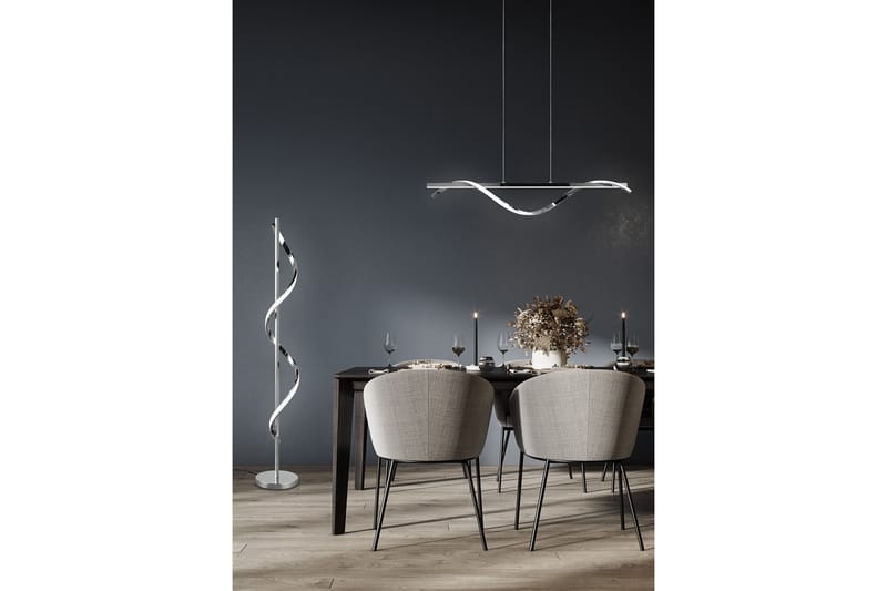 Isabel LED Golvlampa krom 4000K - Krom - Belysning & el - Inomhusbelysning & lampor - Vardagsrumslampa