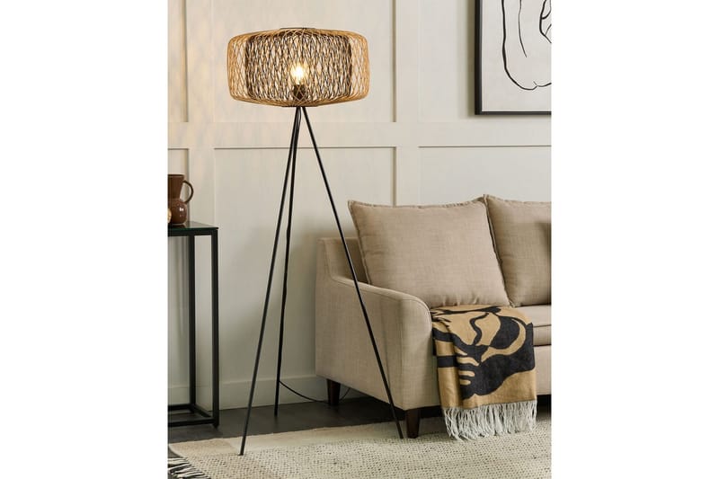 Vendaval Golvlampa 145 cm - Svart - Belysning & el - Inomhusbelysning & lampor - Sovrumslampa