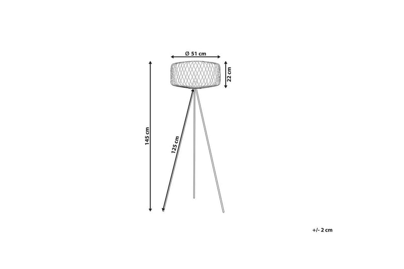 Vendaval Golvlampa 145 cm - Svart - Belysning & el - Inomhusbelysning & lampor - Sovrumslampa