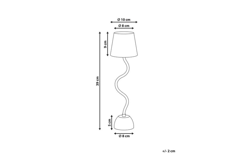 Vougali LED Bordslampa 39 cm - Svart - Belysning & el - Inomhusbelysning & lampor - Fönsterlampa - Fönsterlampa på fot