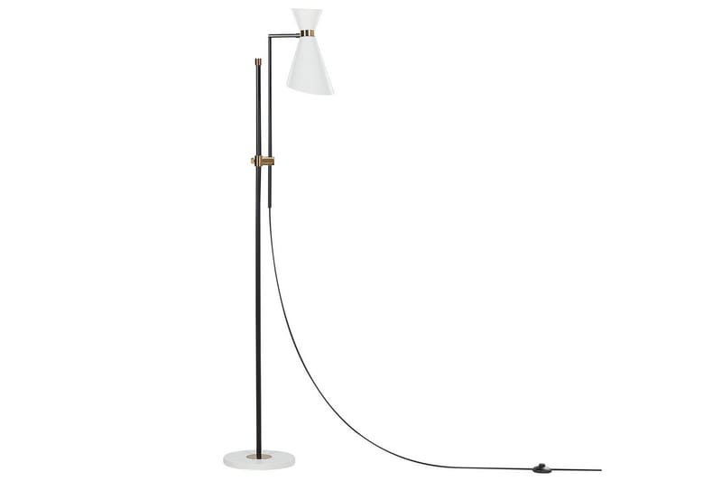 Yassil Golvlampa 180 cm - Svart/Vit - Belysning & el - Inomhusbelysning & lampor - Sovrumslampa