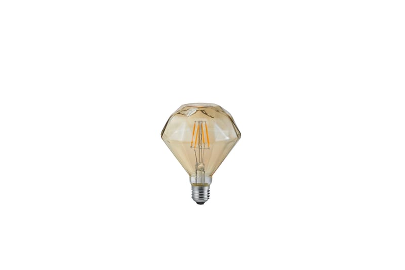 Trio Lighting LK LED E27 deco filament 902 4W 320lm 2700K brun - Vit - Glödlampor - Koltrådslampa & glödtrådslampa