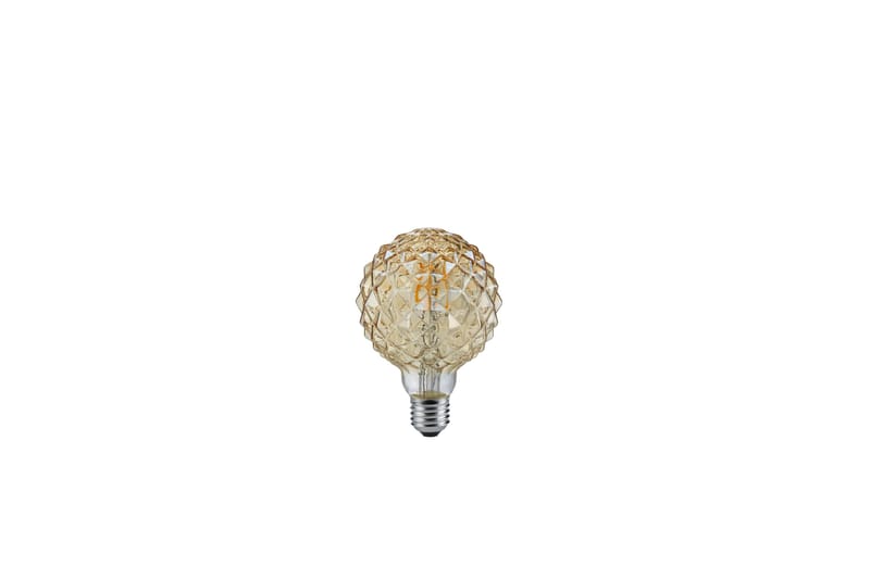 Trio Lighting LK LED E27 deco filament 904 4W 320lm 2700K brun - Vit - Glödlampor - Koltrådslampa & glödtrådslampa