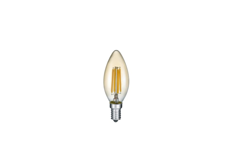 LK LED E14 filament kron 4W 360lm 2700 K brun - Brun - Belysning & el - Ljuskällor & glödlampor - LED-belysning - LED-lampa