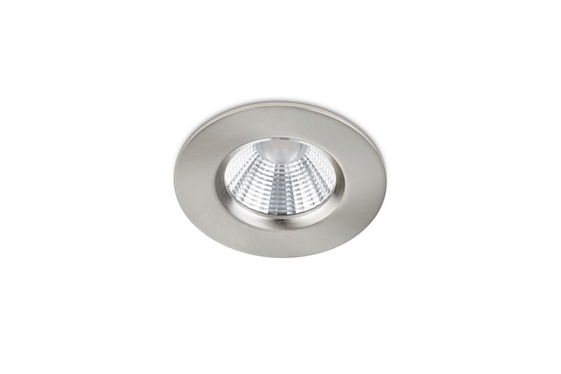 Zagros LED infälld Spotlight IP65 borstad stål rund - Borstad stål/Vit - Belysning & el - Ljuskällor & glödlampor - Spotlight & downlight - Takspotlight