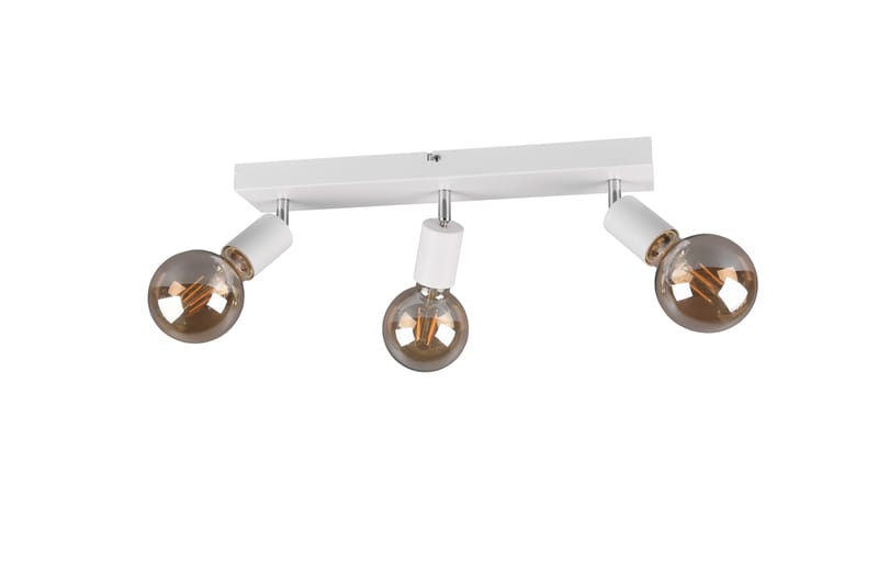 Trio Lighting Vannes spot 3L E27 mattvit - Spotlight skena - Sovrumslampa