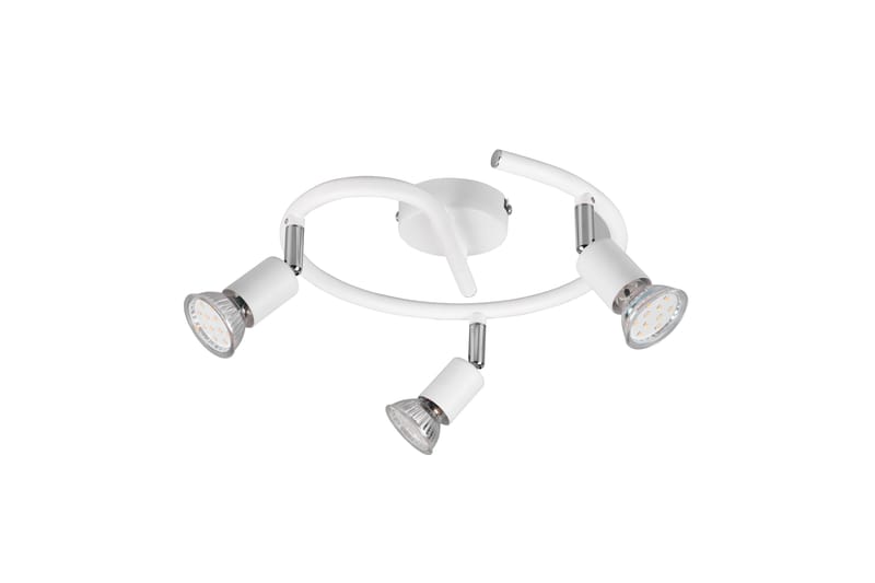 Trio Lighting Paris spotlight 3L GU10 mattvit - Spotlight skena - Sovrumslampa