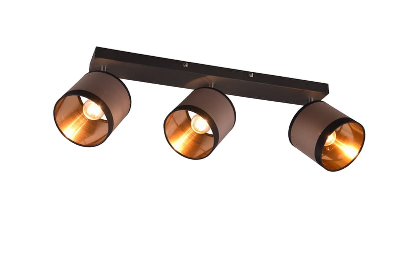 Trio Lighting Davos spotlight 3L E14 mattsvart/ greige - Belysning & el - Ljuskällor & glödlampor - Spotlight & downlight