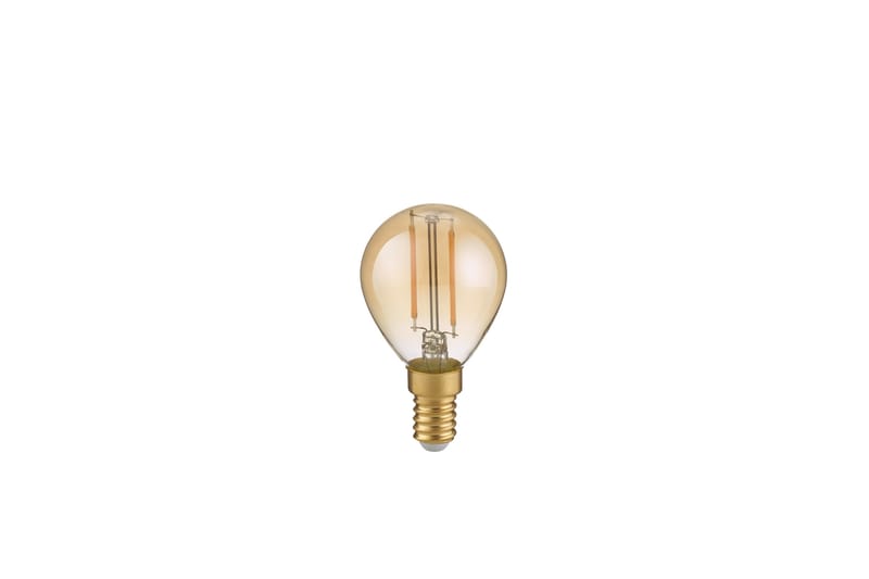 Trio Lighting LK LED E14 filament klot 4W 400lm 2700K brun 3-steg - Glödlampor - Koltrådslampa & glödtrådslampa