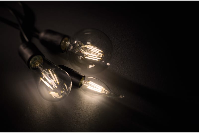 Trio Lighting LK LED E14 filament klot 4W 470lm 3000K - Glödlampor - Koltrådslampa & glödtrådslampa
