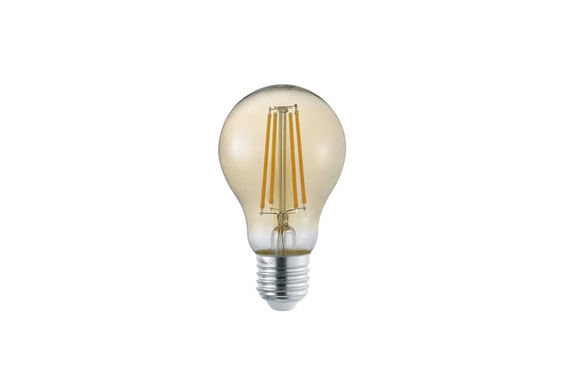 Trio Lighting LK LED E27 filament classic 4W 470lm 2700K brun - Glödlampor - Koltrådslampa & glödtrådslampa