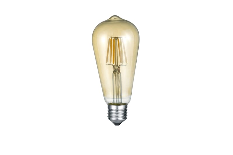 Trio Lighting LK LED E27 filament industrial 6W 420lm 2700K brun - Glödlampor - Koltrådslampa & glödtrådslampa