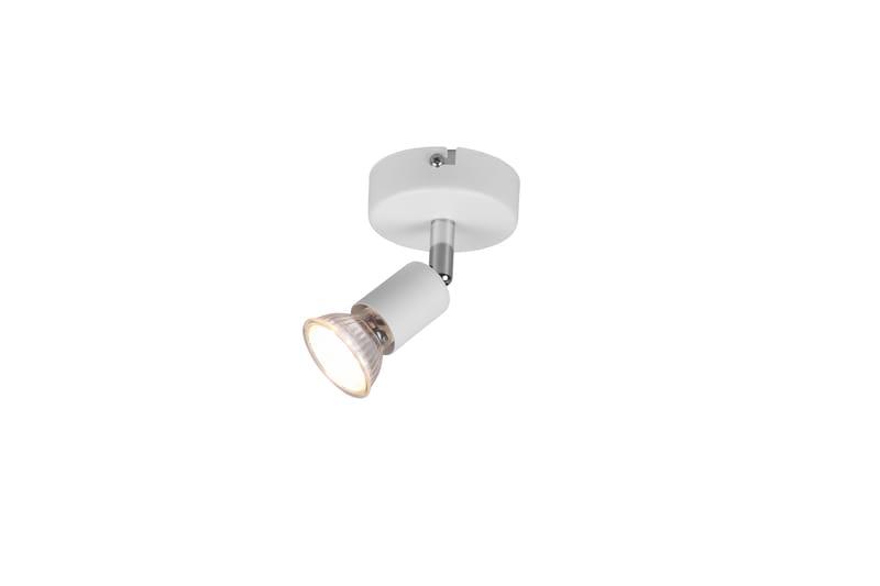 Trio Lighting Paris spotlight 1L GU10 mattvit - Spotlight & downlight - Väggspotlight - Takspotlight