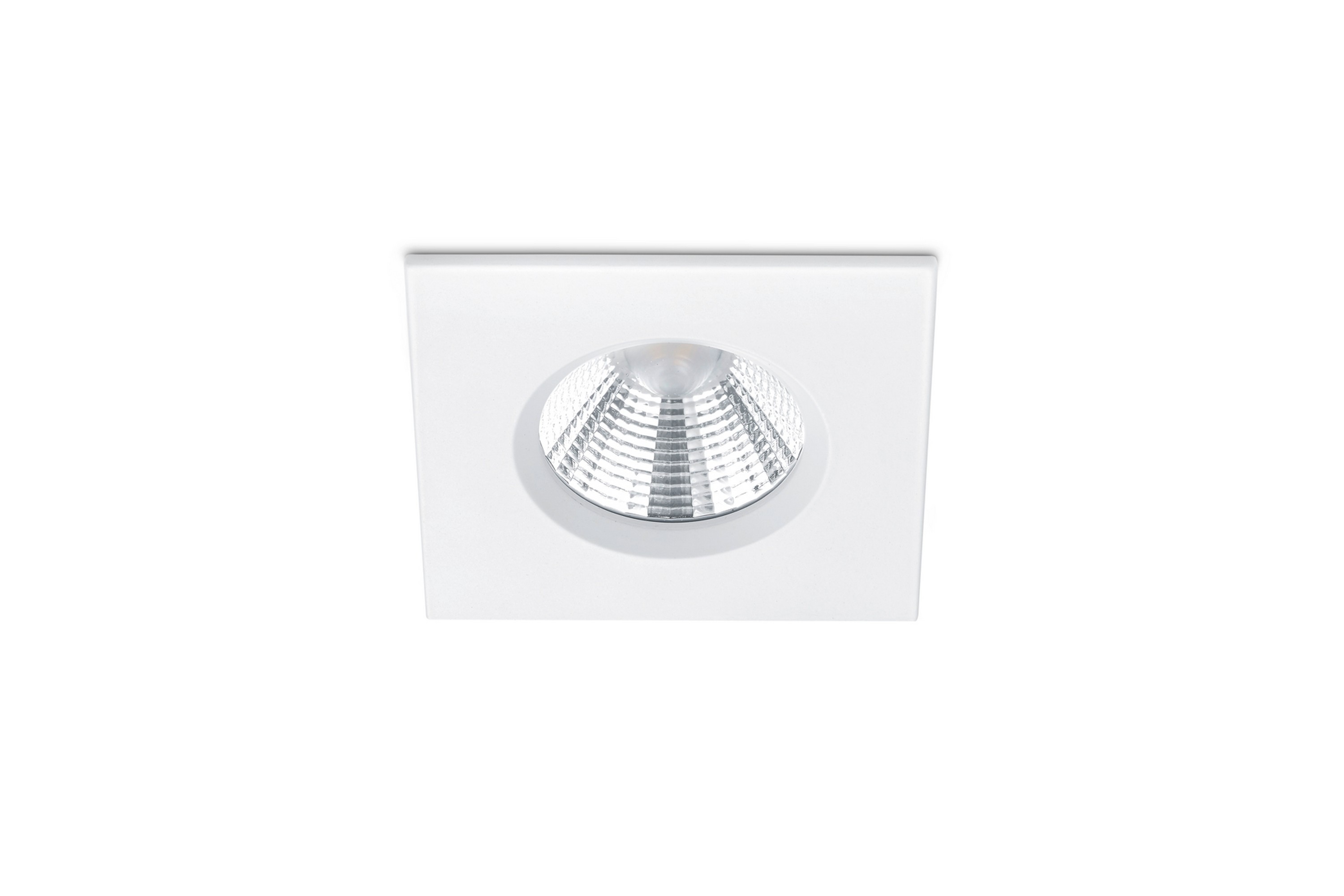 Trio Lighting Zagros LED infälld spotlight IP65 mattvit fyrkant - Vit 650610131