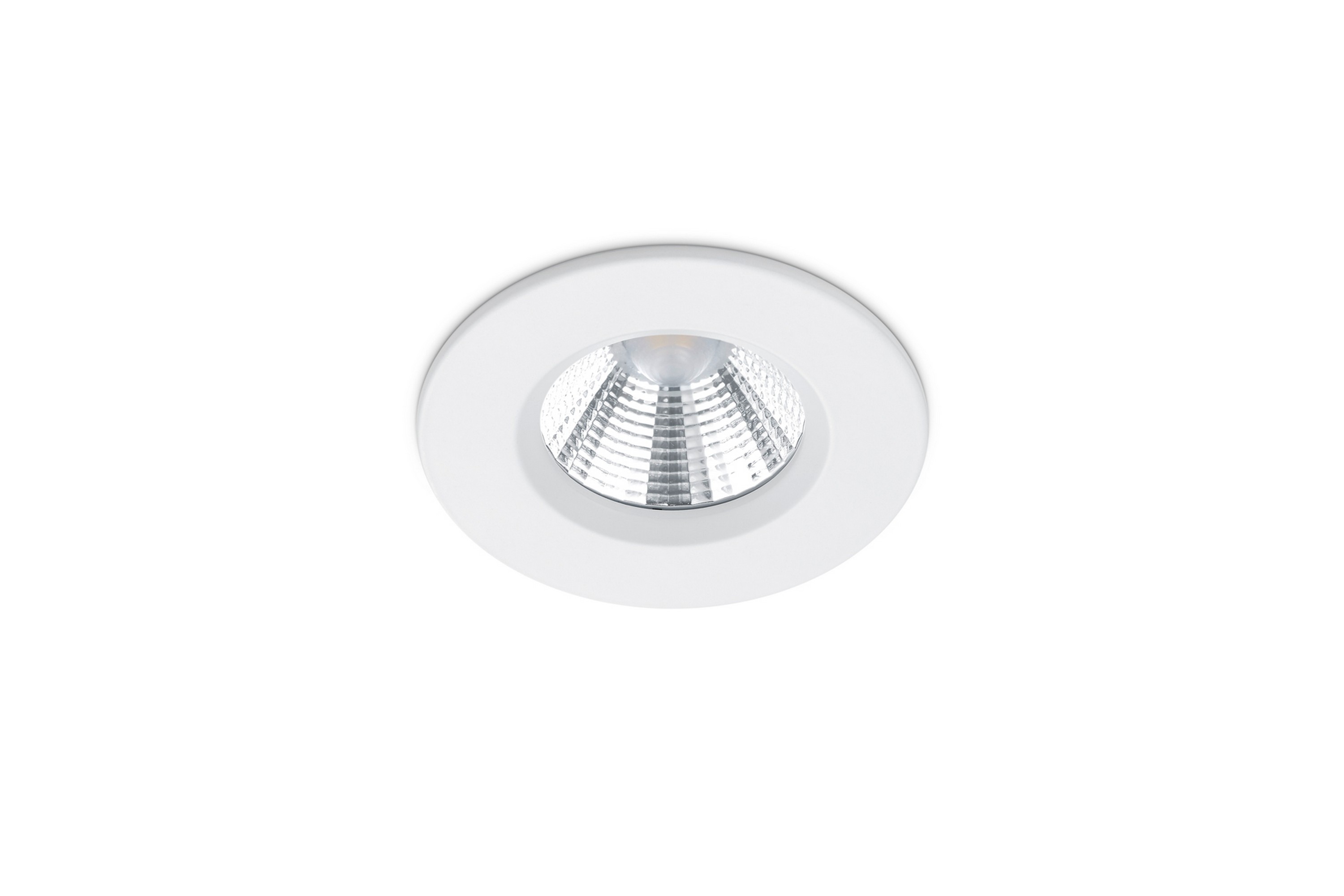 Trio Lighting Zagros LED infälld spotlight IP65 mattvit rund - Vit 650710131