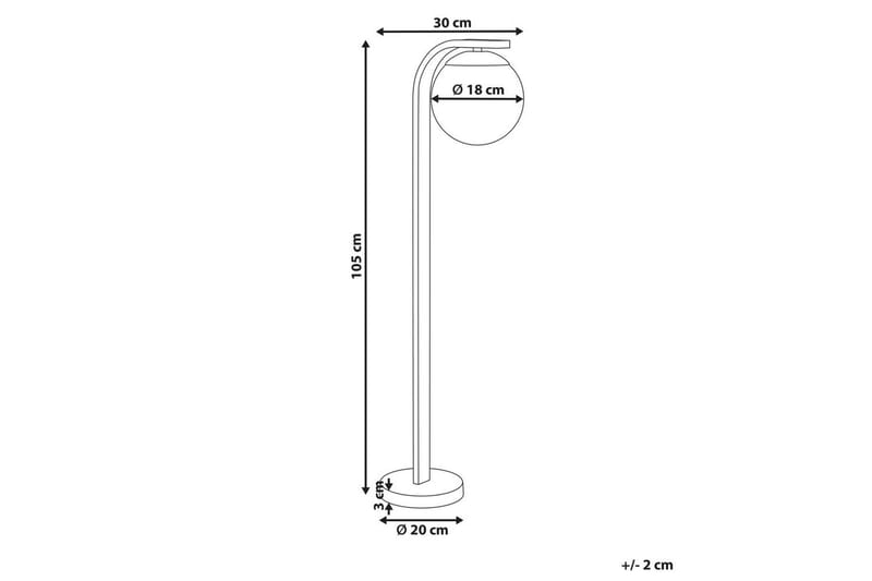 Lecula Polletlampa 105 cm - Svart - Belysning & el - Utomhusbelysning - Stolplykta