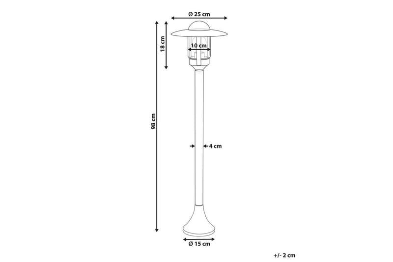 Palaia Polletlampa 98 cm E27 - Svart - Belysning & el - Utomhusbelysning