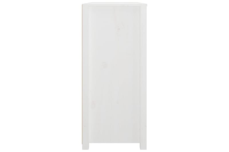 beBasic Sidoskåp vit 100x40x90 cm massiv furu - White - Sideboard & skänk