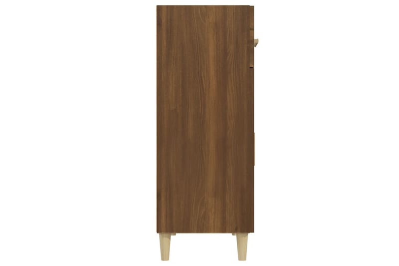 beBasic Skänk brun ek 69,5x34x89 cm konstruerat trä - Brown - Sideboard & skänk