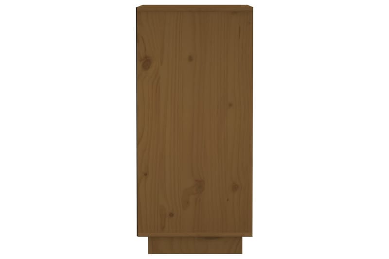 beBasic Skänk honungsbrun 31,5x34x75 cm massiv furu - Brown - Sideboard & skänk