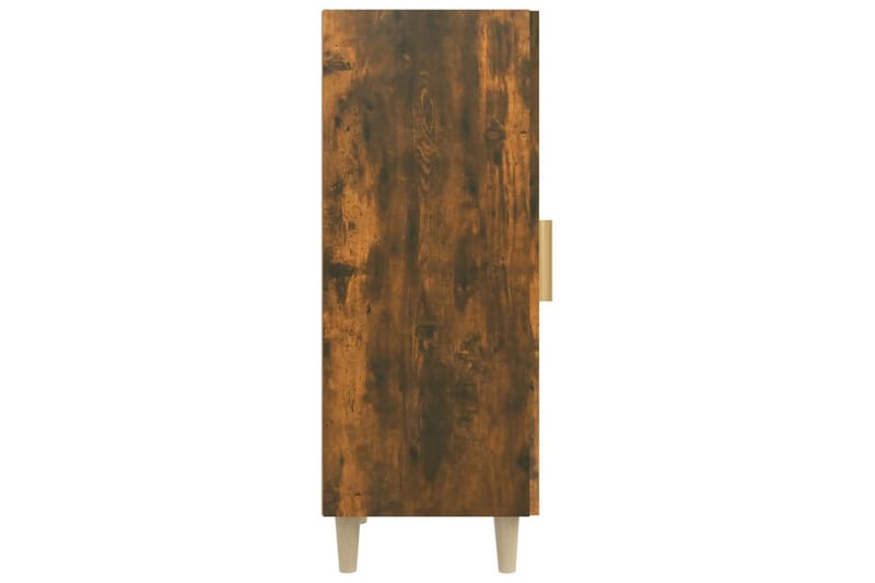 beBasic Skänk rökfärgad ek 34,5x34x90 cm konstruerat trä - Brown - Sideboard & skänk