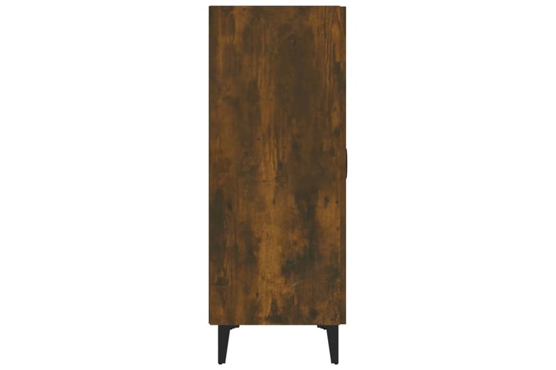 beBasic Skänk rökfärgad ek 70x34x90 cm konstruerat trä - Brown - Sideboard & skänk