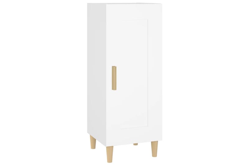 beBasic Skänk vit 34,5x34x90 cm konstruerat trä - White - Sideboard & skänk