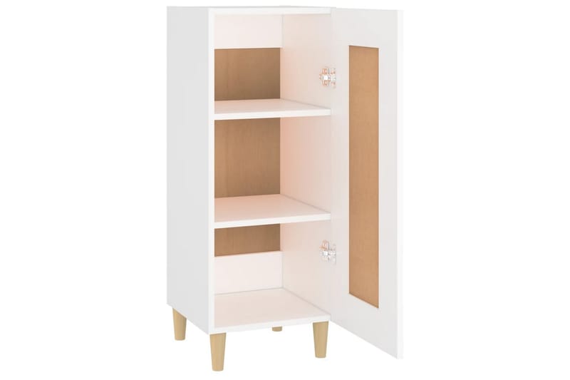 beBasic Skänk vit 34,5x34x90 cm konstruerat trä - White - Sideboard & skänk