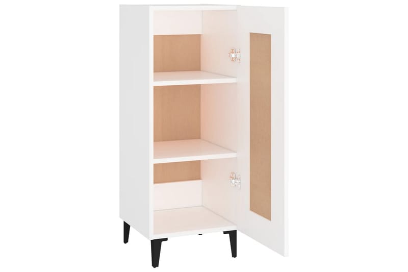 beBasic Skänk vit 34,5x34x90 cm konstruerat trä - White - Sideboard & skänk