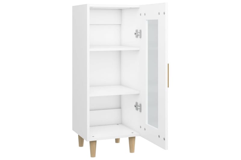 beBasic Skänk vit 34,5x34x90 cm konstruerat trä - White - Sideboard & skänk