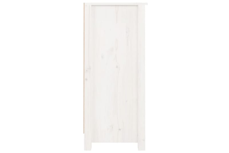 beBasic Skänk vit 40x35x80 cm massiv furu - White - Sideboard & skänk