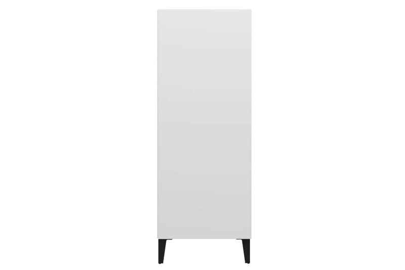 beBasic Skänk vit 69,5x32,5x90 cm konstruerat trä - White - Sideboard & skänk