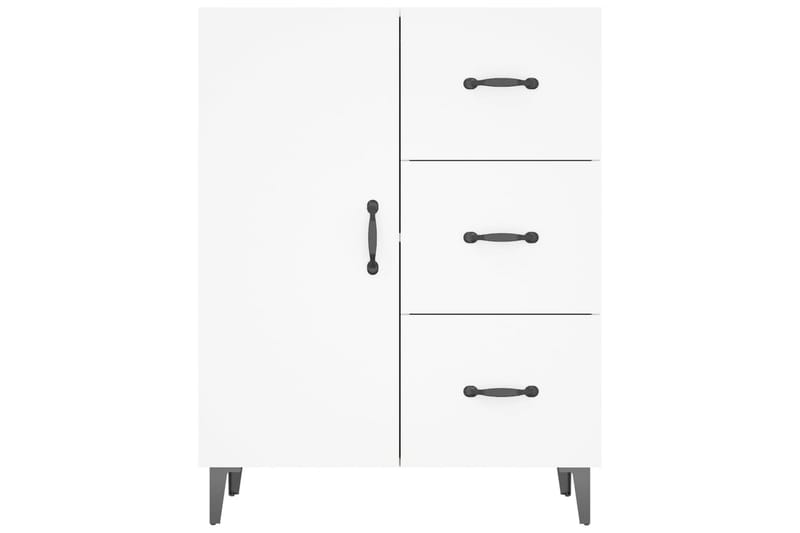 beBasic Skänk vit 69,5x34x90 cm konstruerat trä - White - Sideboard & skänk