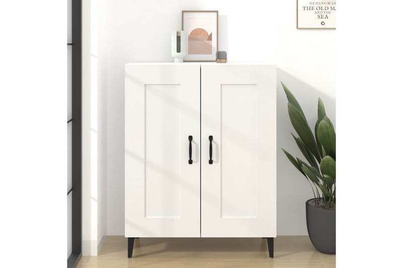 beBasic Skänk vit 69,5x34x90 cm konstruerat trä - White - Sideboard & skänk