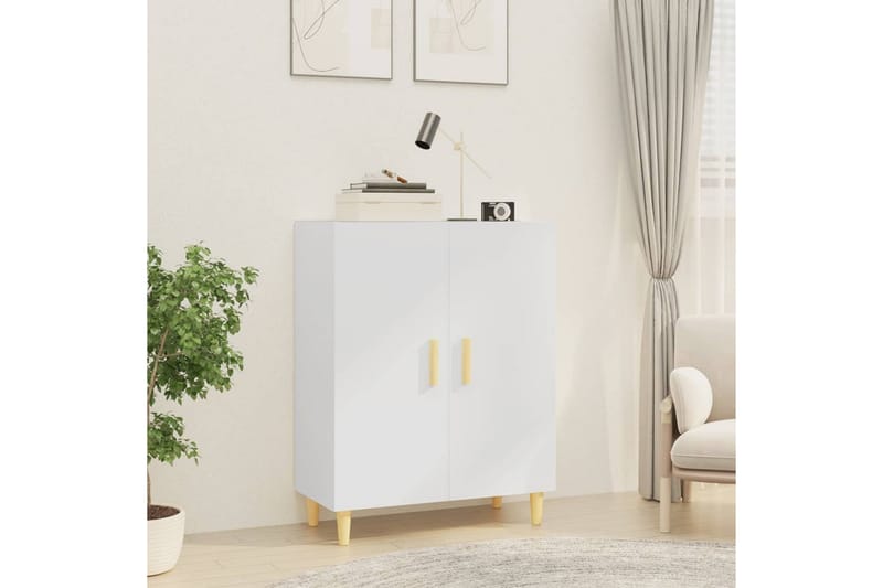 beBasic Skänk vit 70x34x90 cm konstruerat trä - White - Sideboard & skänk