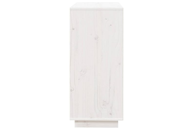 beBasic Skänk vit 74x35x80 cm massiv furu - White - Förvaring - Förvaringsmöbler - Sideboard & skänk