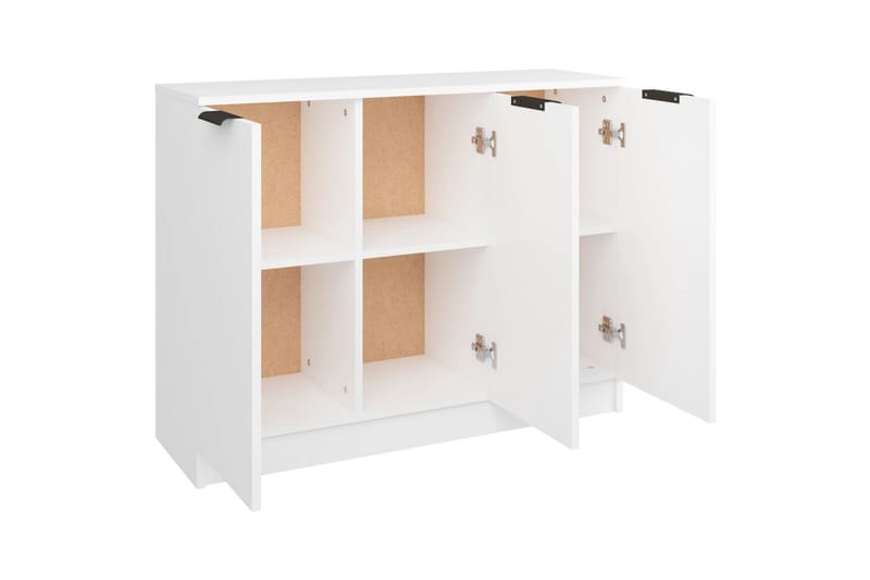 beBasic Skänk vit 90,5x30x70 cm konstruerat trä - White - Sideboard & skänk