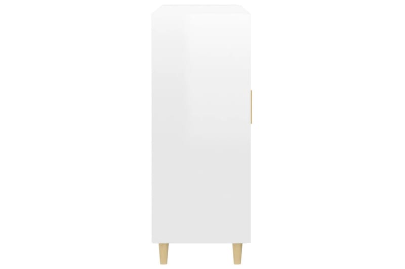 beBasic Skänk vit högglans 69,5x34x90 cm konstruerat trä - White - Sideboard & skänk