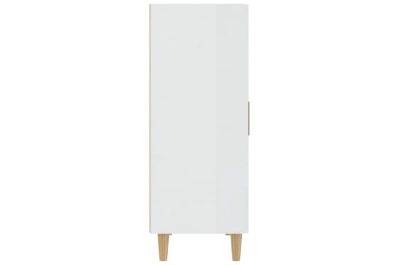 beBasic Skänkskåp vit högglans 70x34x90 cm konstruerat trä - White - Sideboard & skänk