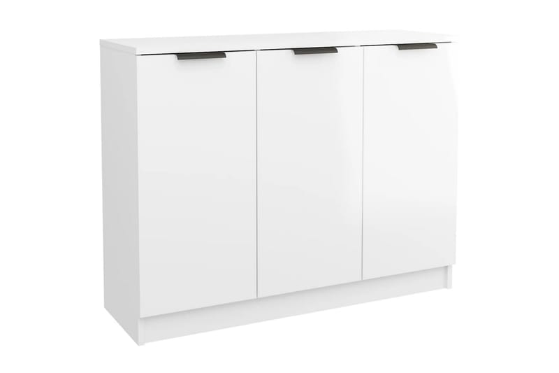 beBasic Skänkskåp vit högglans 90,5x30x70 cm konstruerat trä - White - Förvaring - Förvaringsmöbler - Sideboard & skänk