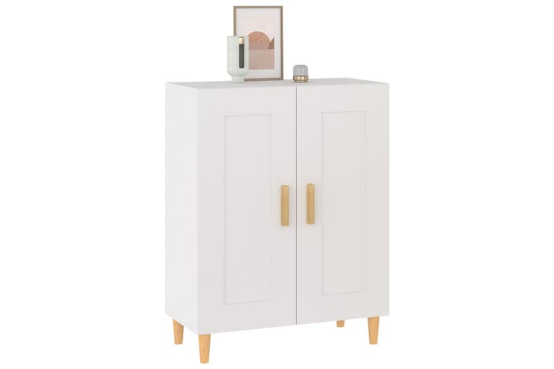 beBasic Skåp vit 69,5x34x90 cm konstruerat trä - White - Sideboard & skänk