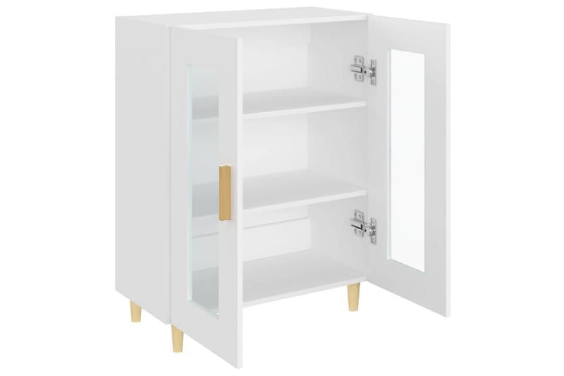 beBasic Skåp vit 69,5x34x90 cm konstruerat trä - White - Sideboard & skänk