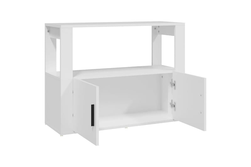 beBasic Skåp vit 80x30x60 cm konstruerat trä - White - Sideboard & skänk