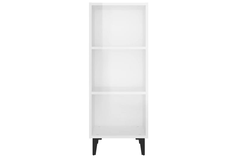 beBasic Skåp vit högglans 34,5x32,5x90 cm konstruerat trä - White - Sideboard & skänk