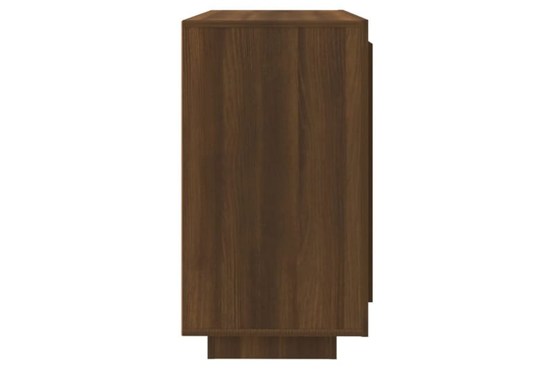 beBasic Byrå brun ek 80x40x75 cm konstruerat trä - Brown - Hallförvaring - Hallbyrå - Byrå