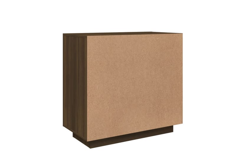 beBasic Byrå brun ek 80x40x75 cm konstruerat trä - Brown - Hallförvaring - Hallbyrå - Byrå