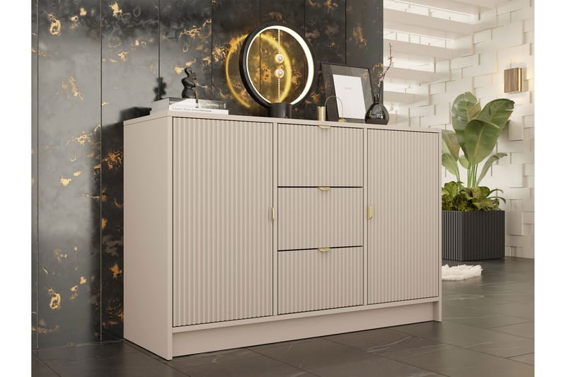 Novaj Highboard - Beige - Förvaring - Förvaringsmöbler - Byrå